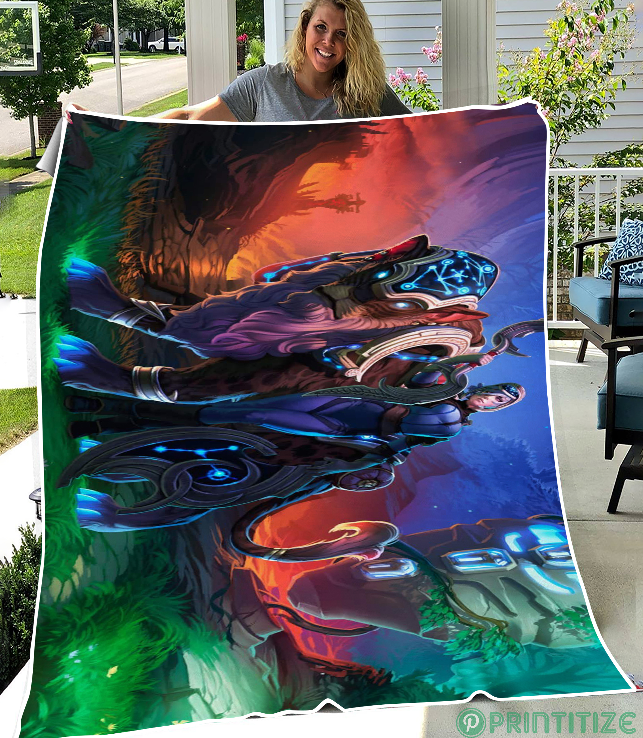 Dota Auto Chess Fleece Blanket