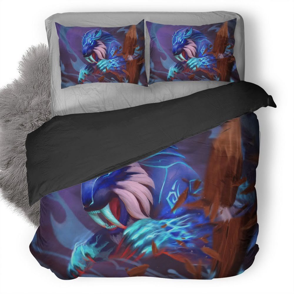 Dota Sapphire Sabre Lynx 3D Customized Duvet Cover Bedding Set