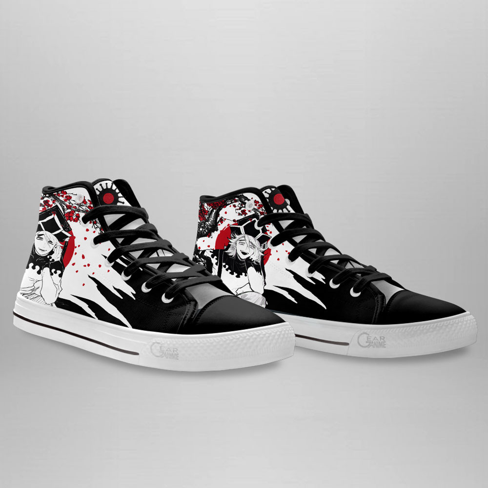 Douma High Top Shoes Custom Demon Slayer Anime Sneakers Japan Style