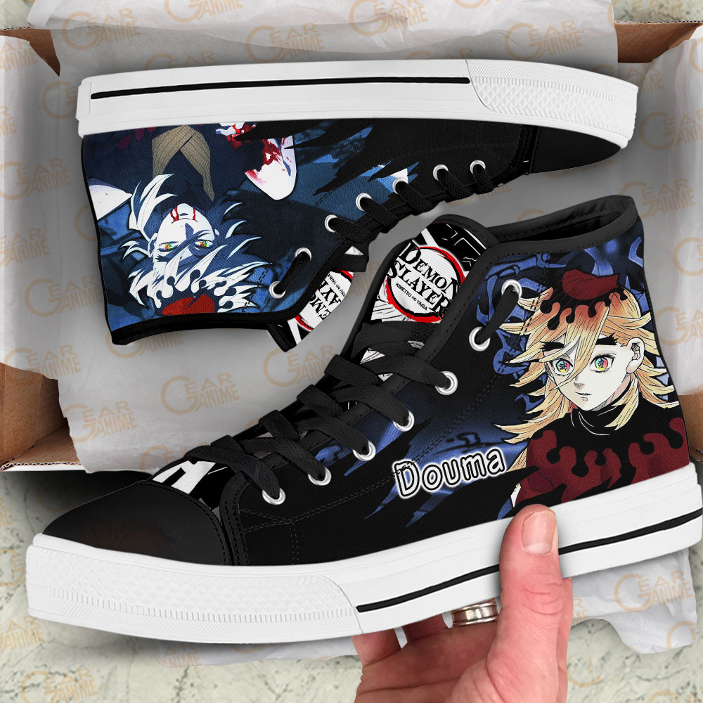 Douma High Top Shoes Custom Demon Slayer Anime Sneakers