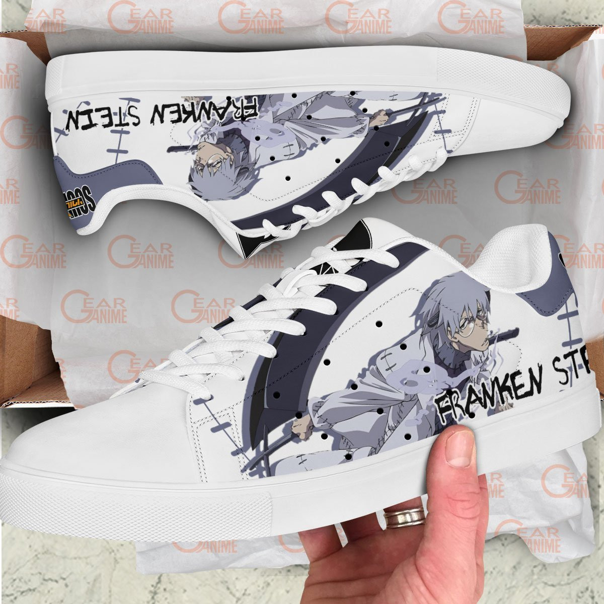 Dr. Franken Stein Skate Sneakers Custom Soul Eater Anime Shoes