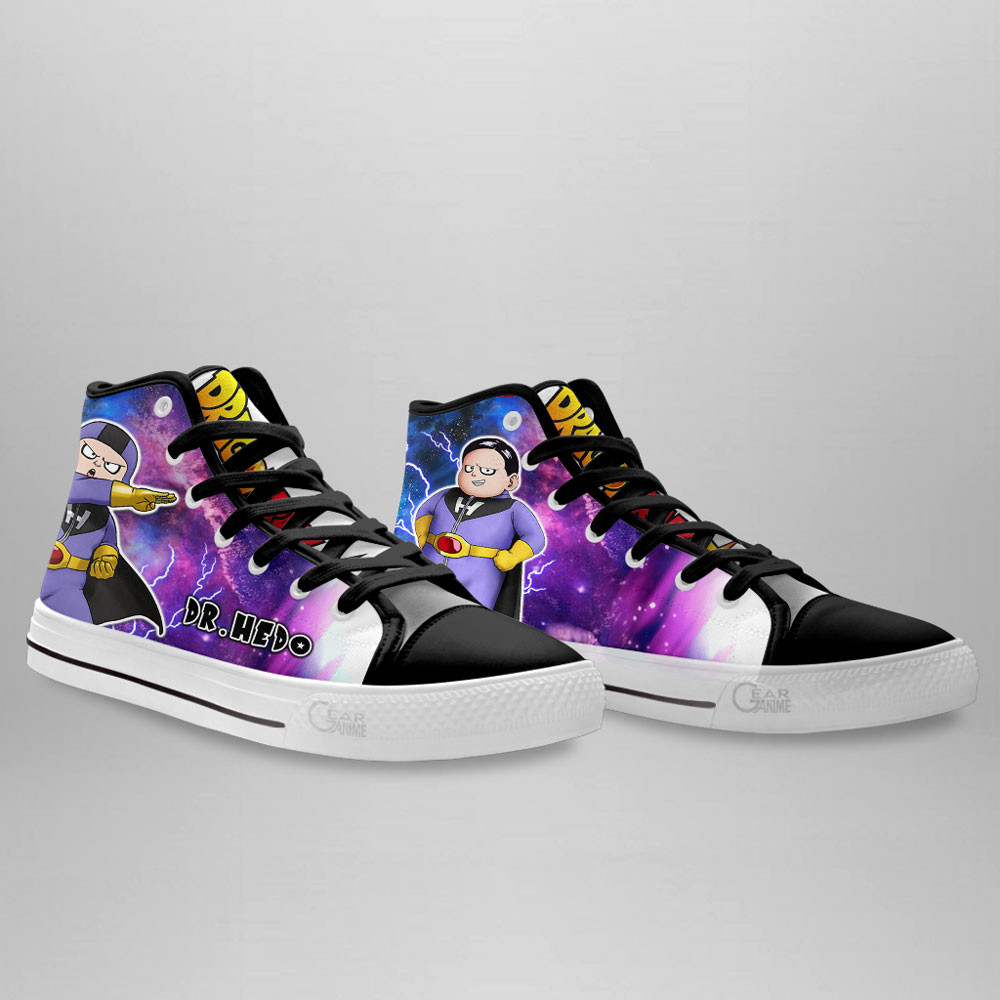 Dr. Hedo High Top Shoes Dragon Ball Super Custom Anime Sneakers