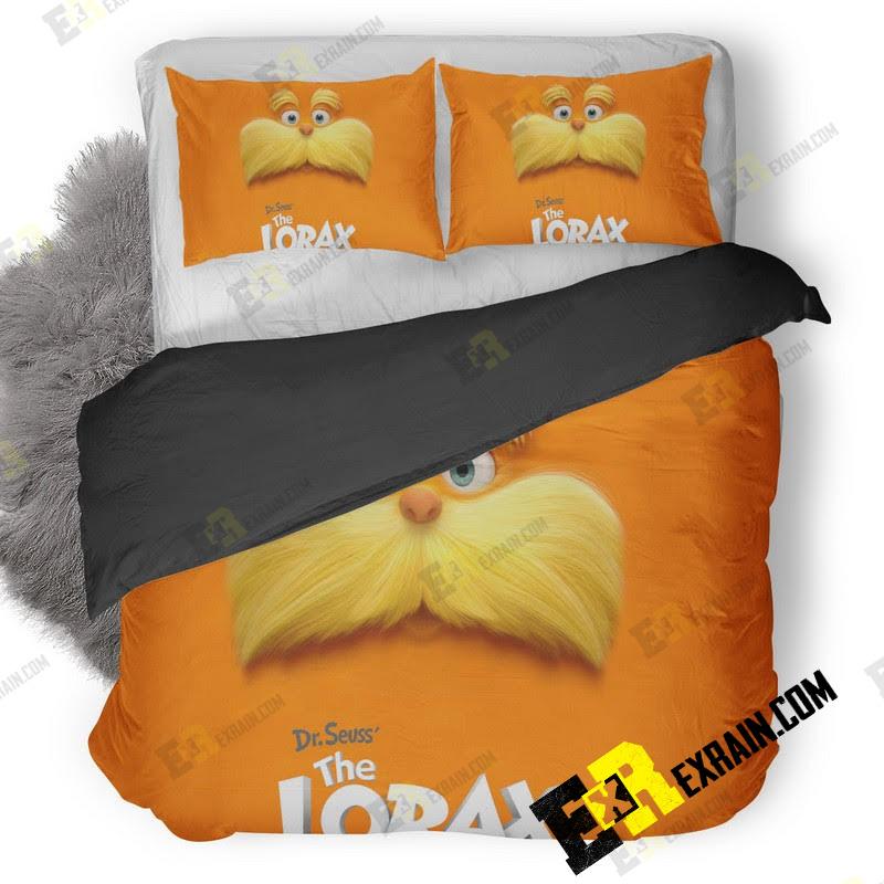 Dr Seuss In The Lorax Movie 3D Customized Duvet Cover Bedding Set