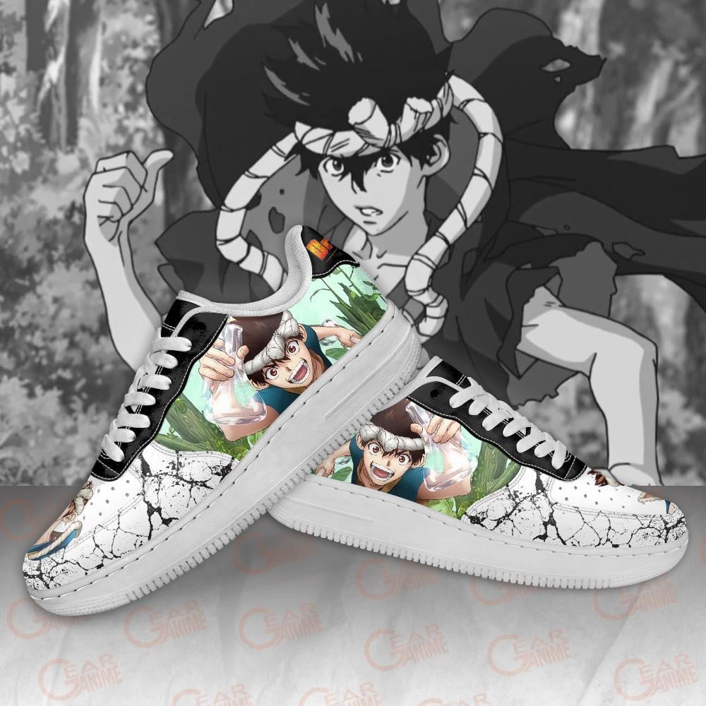 Dr Stone Chrome Shoes Anime Custom