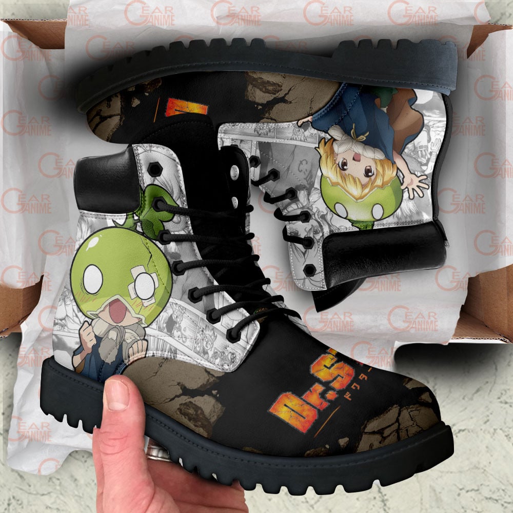Dr Stone Suika Boots Anime Custom Shoes