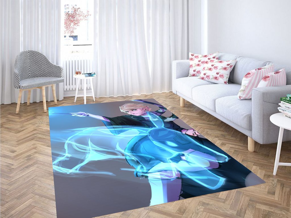Draco Malfoy With Power Living Room Modern Carpet Rectangle Rug