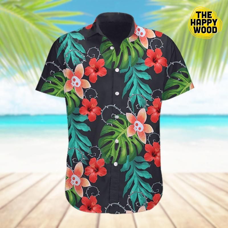Dracula Hotel Transylvania 3D Hawaiian Shirt Hawaii Beach Retro