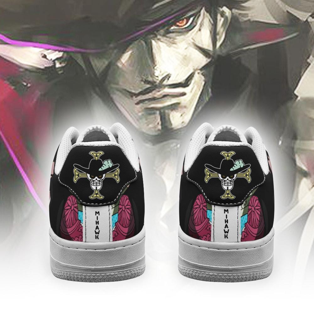 Dracule Mihawk Air Sneakers Custom Anime One Piece Shoes