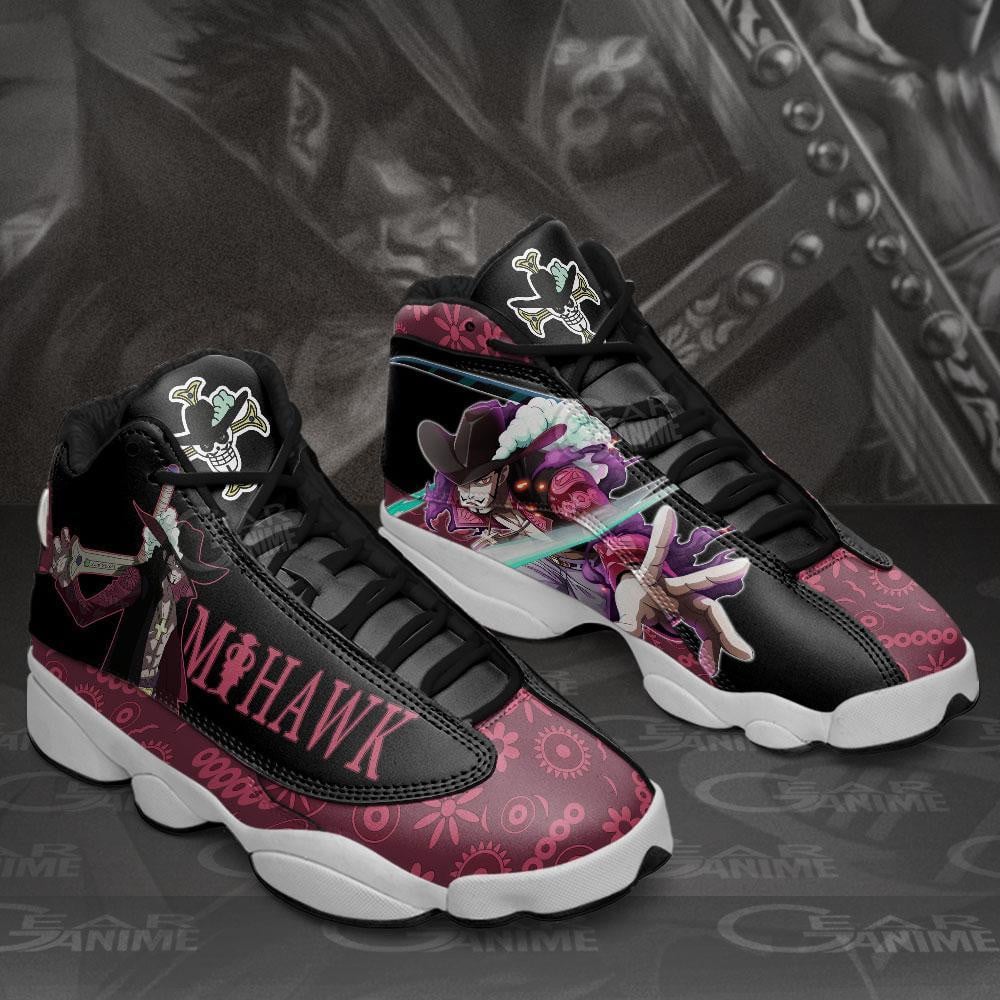 Dracule Mihawk JD13 Sneakers Custom Anime One Piece Shoes