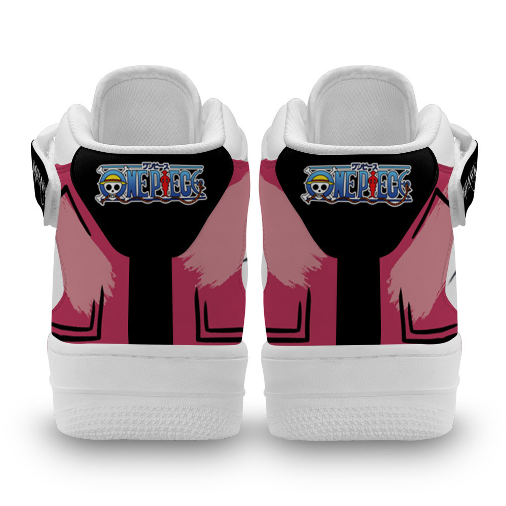 Dracule Mihawk Sneakers Air Mid Custom One Piece Anime Shoes