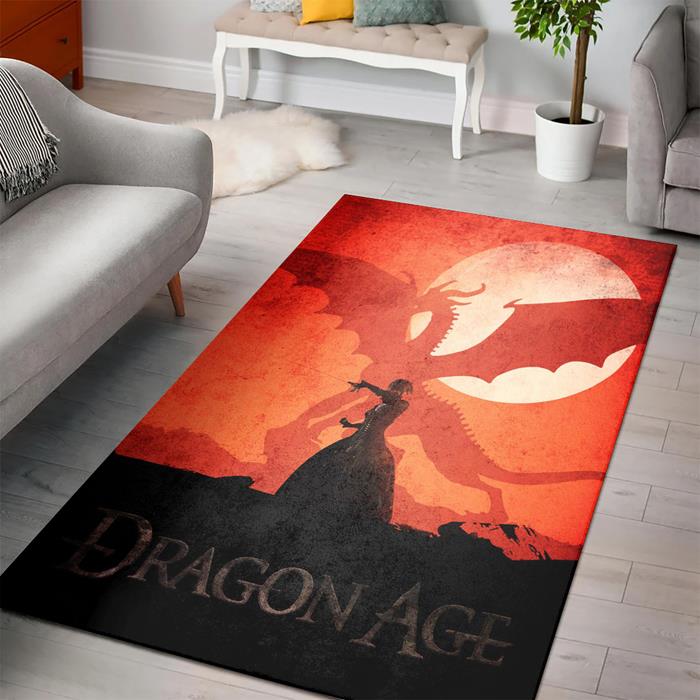 Dragon Age Morrigan Rectangle Rug – Custom Size And Printing