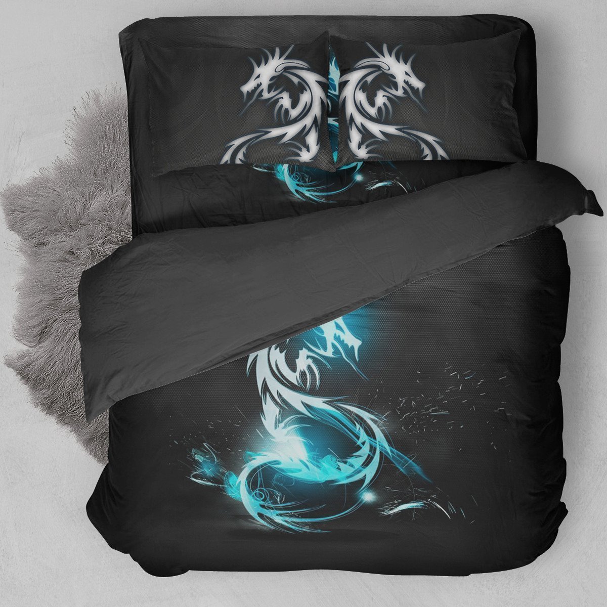 Dragon Artwork Duvet Cover Bedding Set