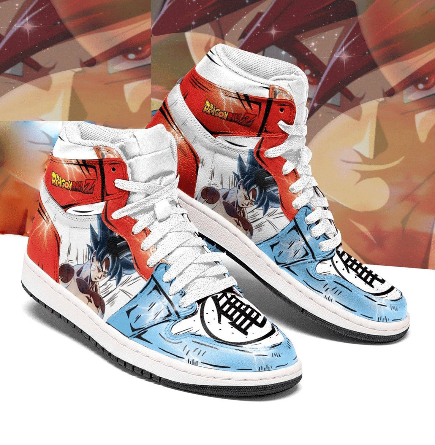 Dragon Ball 1 High Top Air Jordan Sneaker, Air Jordan Hightop