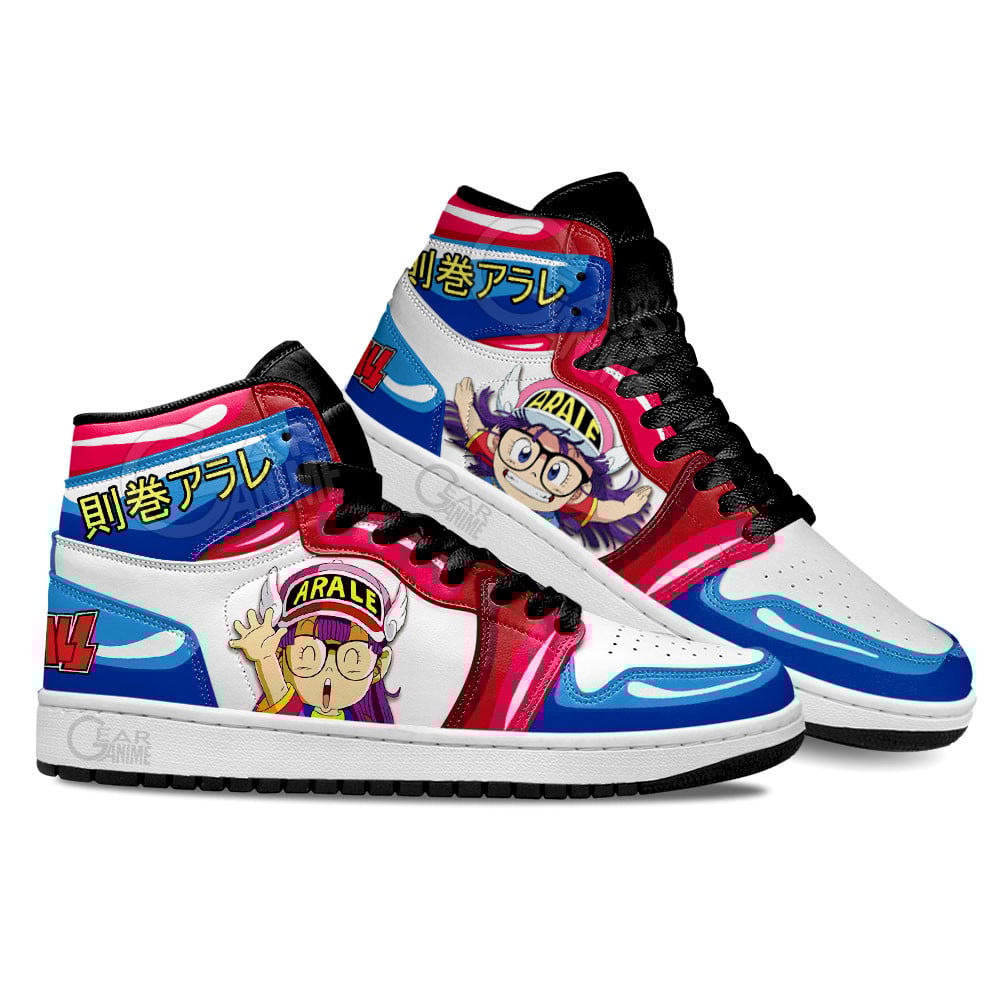 Dragon Ball Arale Norimaki Shoes For Anime Fans, Air Jordan Hightop