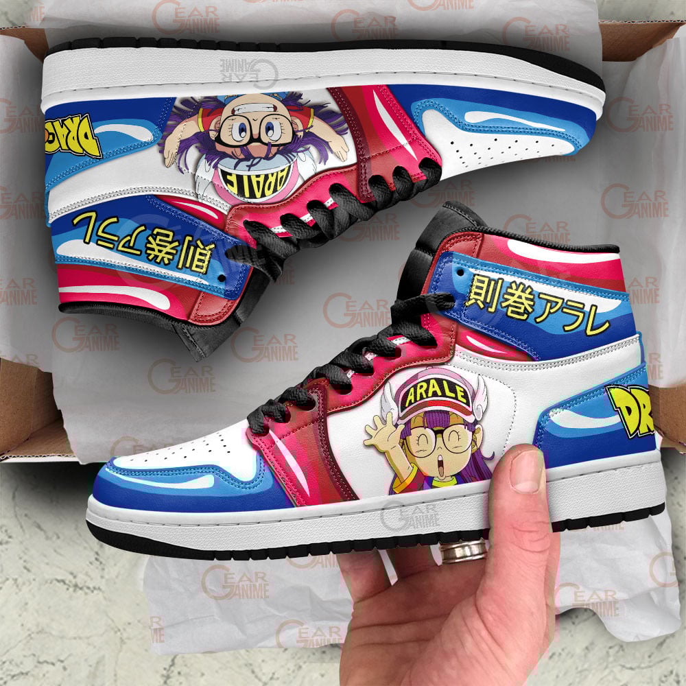 Dragon Ball Arale Norimaki Shoes For Anime Fans, Air Jordan Hightop