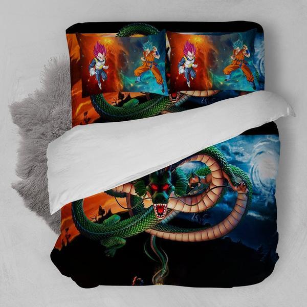 Dragon Ball B 3D Customized Duvet Cover Bedding Set