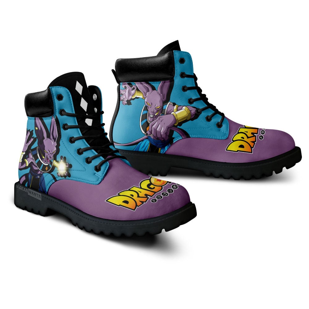 Dragon Ball Beerus Boots Anime Custom Shoes