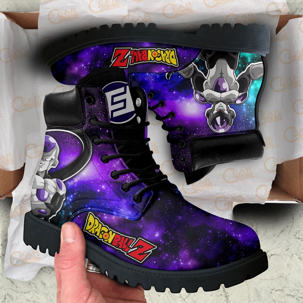 Dragon Ball Black Frieza Boots Anime Custom Shoes Galaxy Style