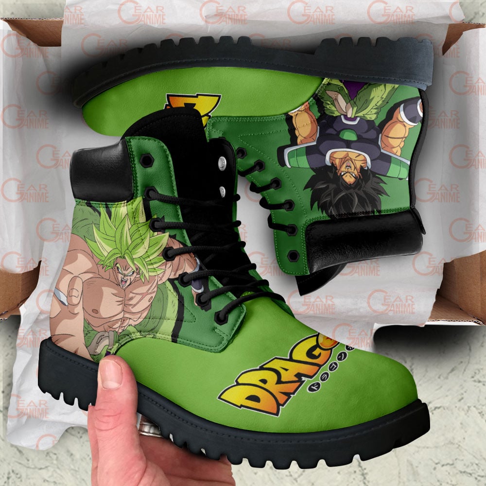 Dragon Ball Broly Boots Anime Custom Shoes