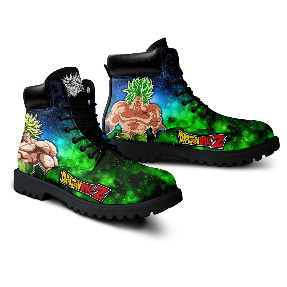 Dragon Ball Broly Boots Anime Custom Shoes Galaxy Style