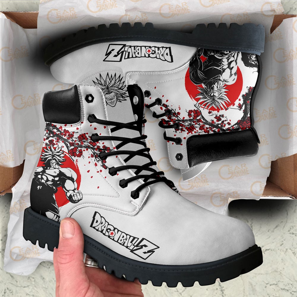Dragon Ball Broly Boots Anime Custom Shoes Japan Style