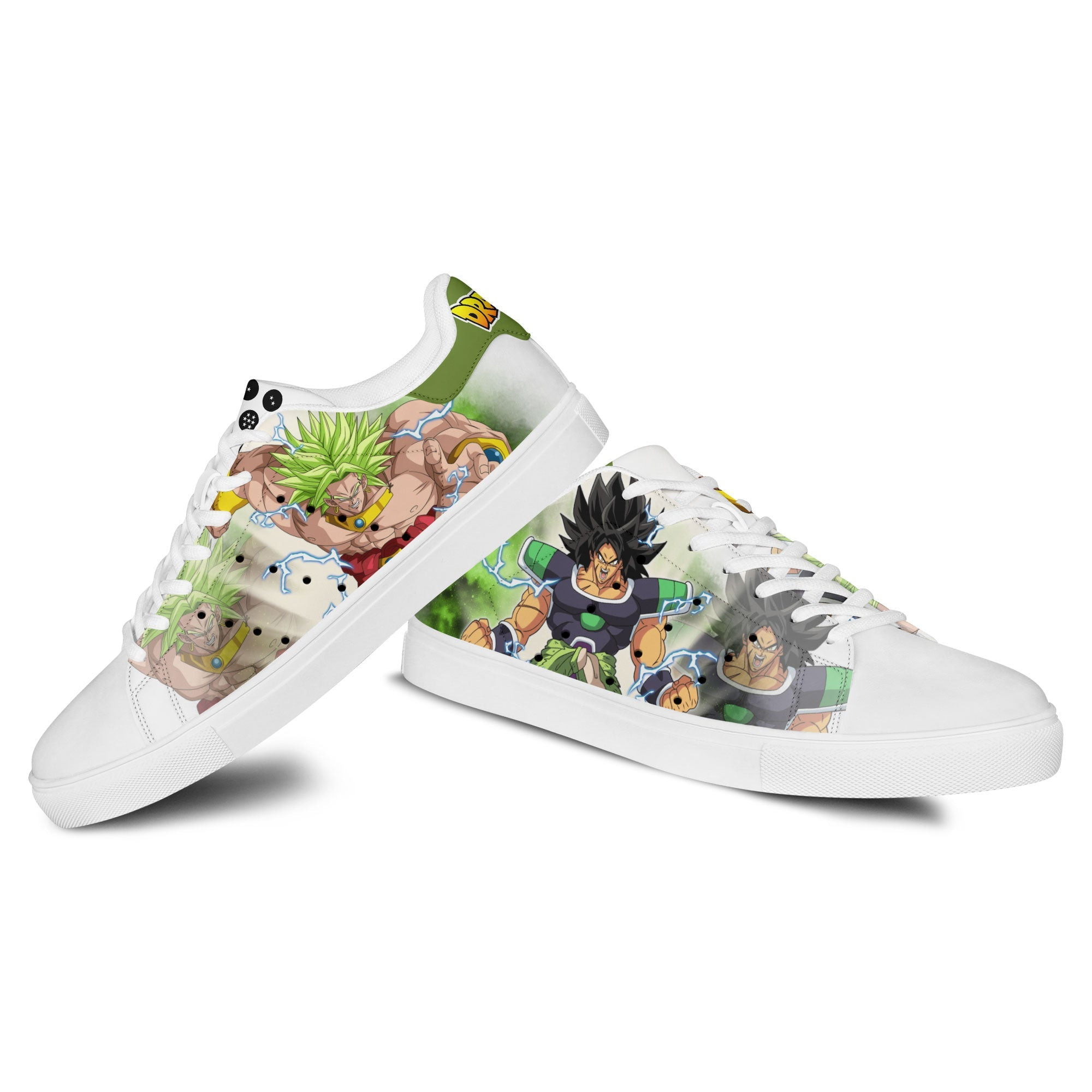 Dragon Ball Broly Skate Sneakers Custom Anime Shoes