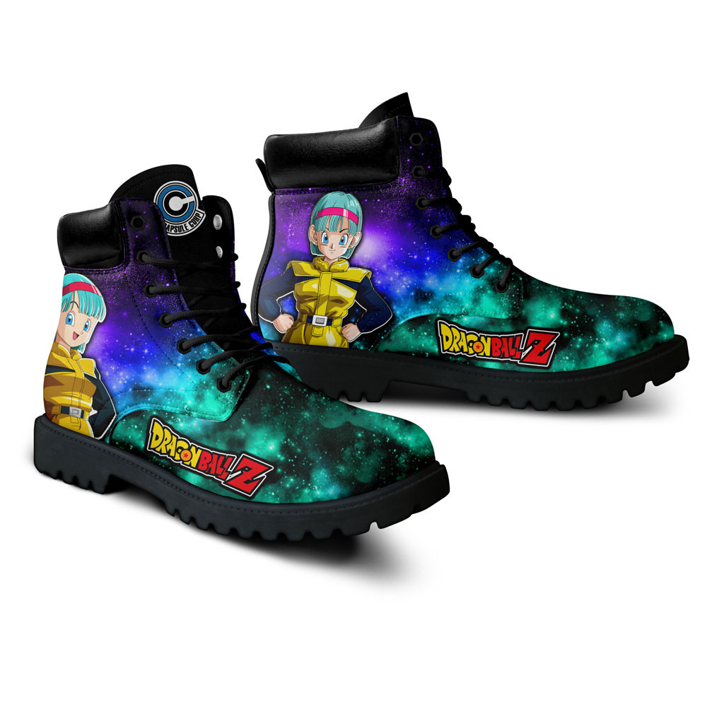 Dragon Ball Bulma Boots Anime Custom Shoes Galaxy Style