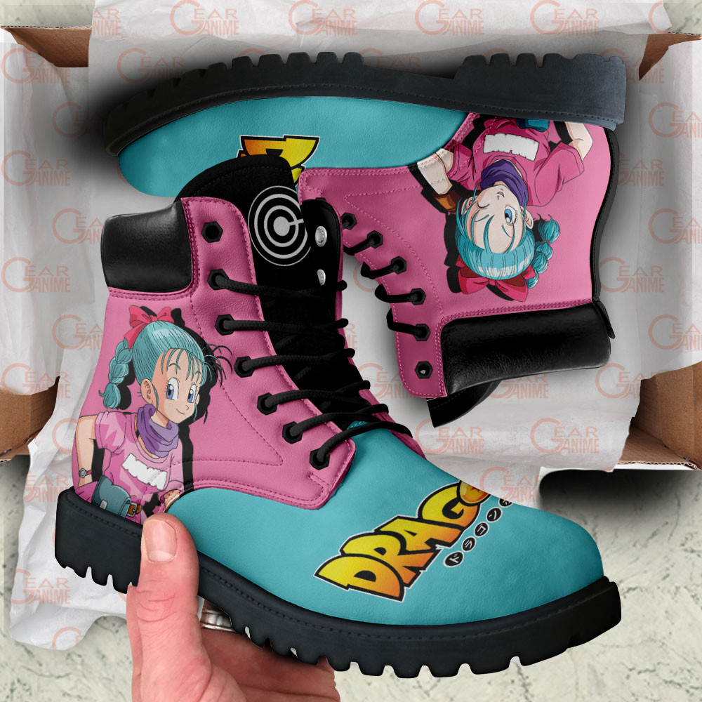 Dragon Ball Bulma Boots Anime Custom Shoes