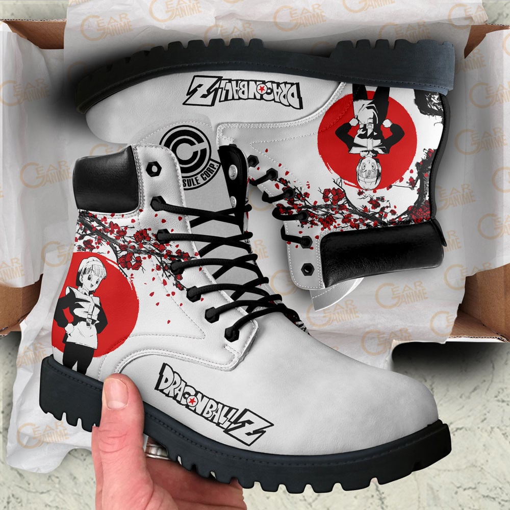 Dragon Ball Bulma Boots Anime Custom Shoes Japan Style