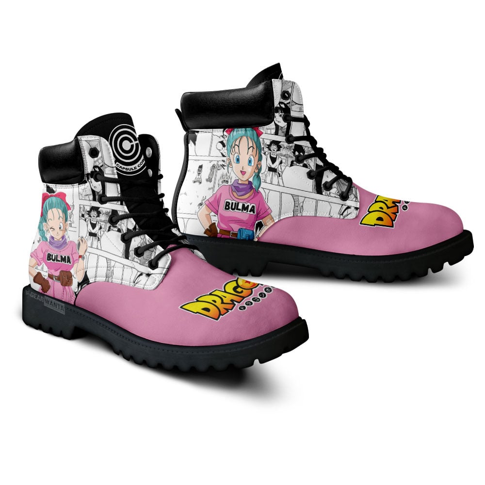 Dragon Ball Bulma Boots Custom Manga Anime Shoes