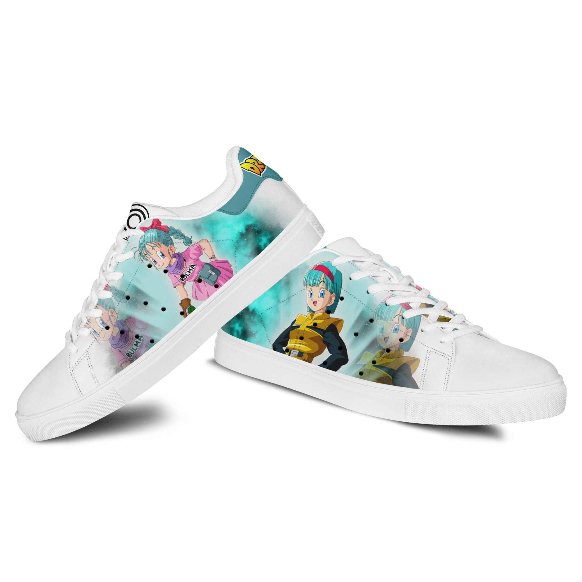 Dragon Ball Bulma Skate Sneakers Custom DBZ Anime Shoes
