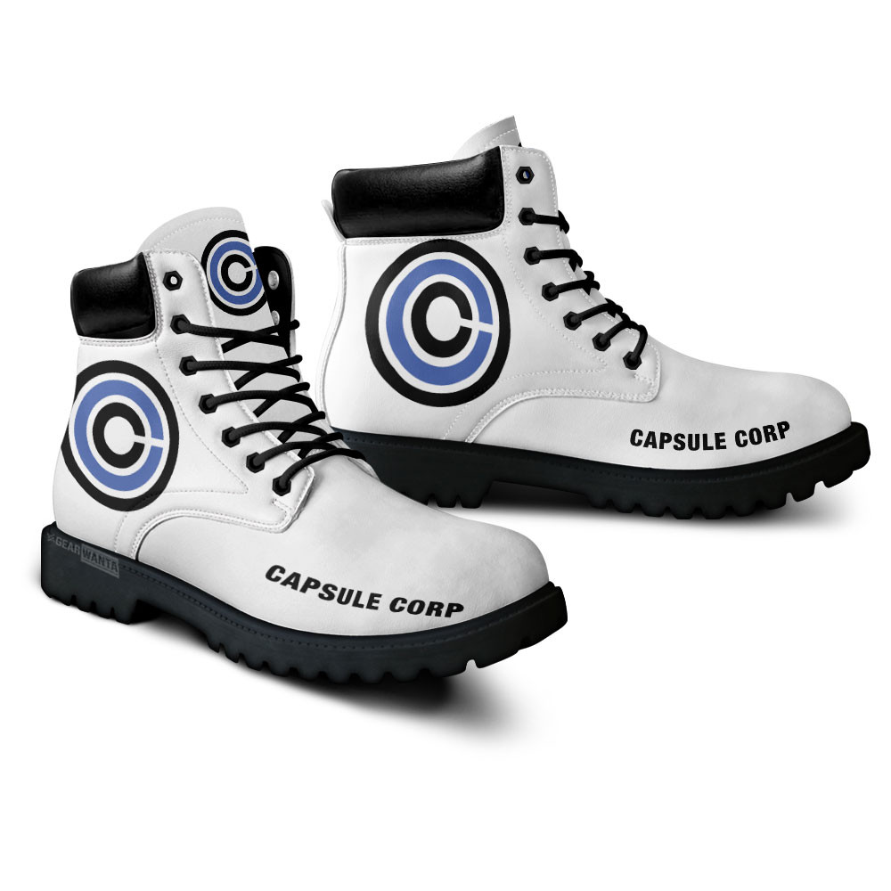 Dragon Ball Capsule Corp Boots Anime Custom Shoes