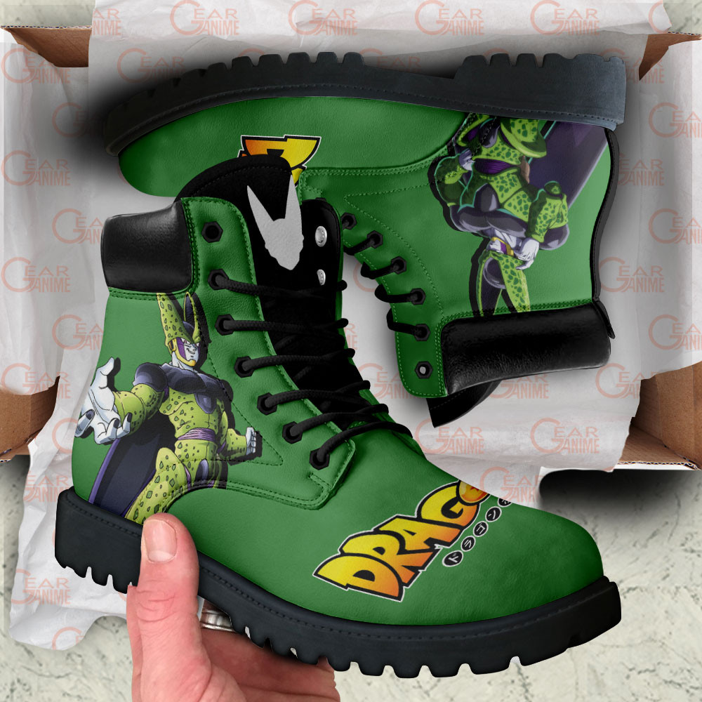 Dragon Ball Cell Boots Anime Custom Shoes