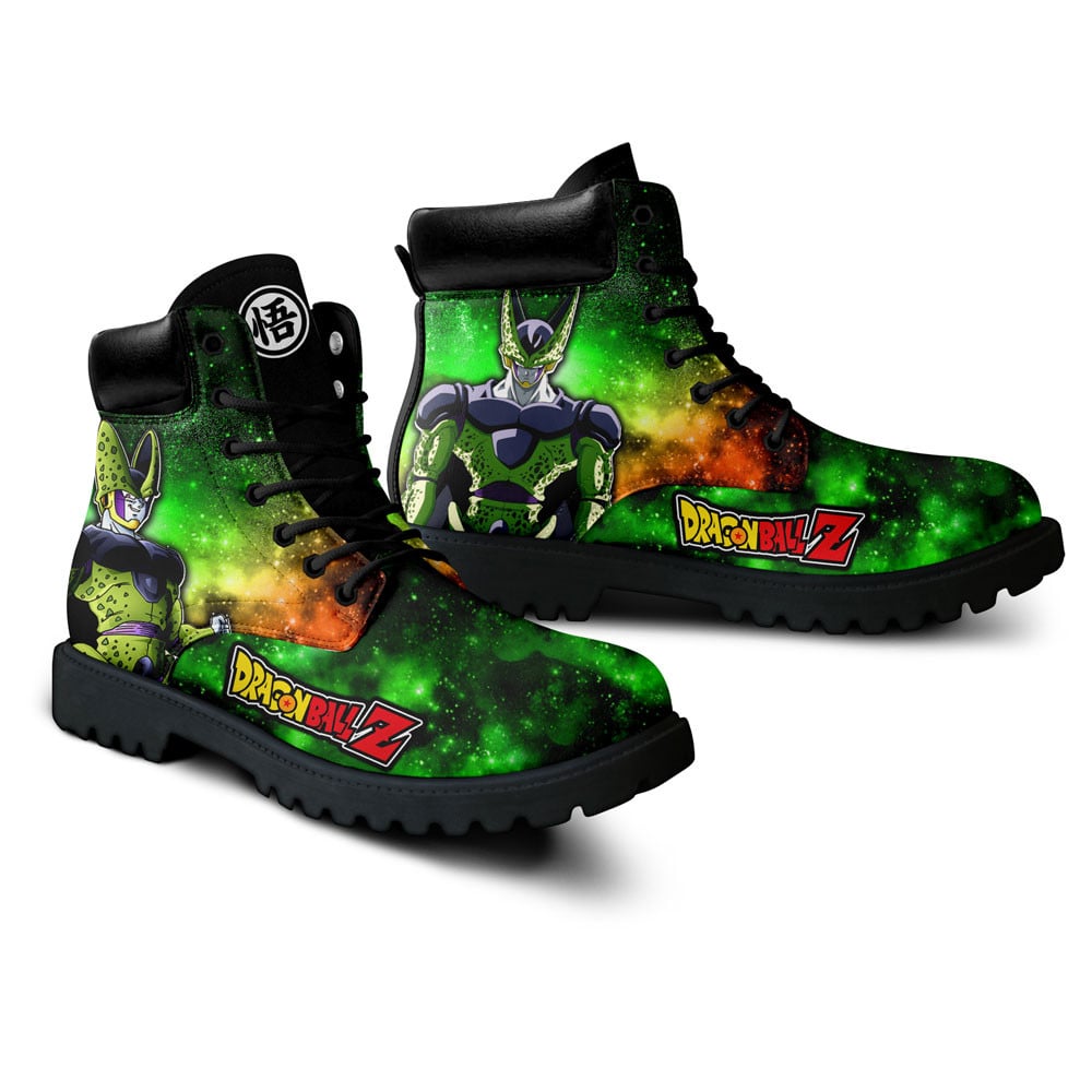 Dragon Ball Cell Boots Anime Custom Shoes Galaxy Style