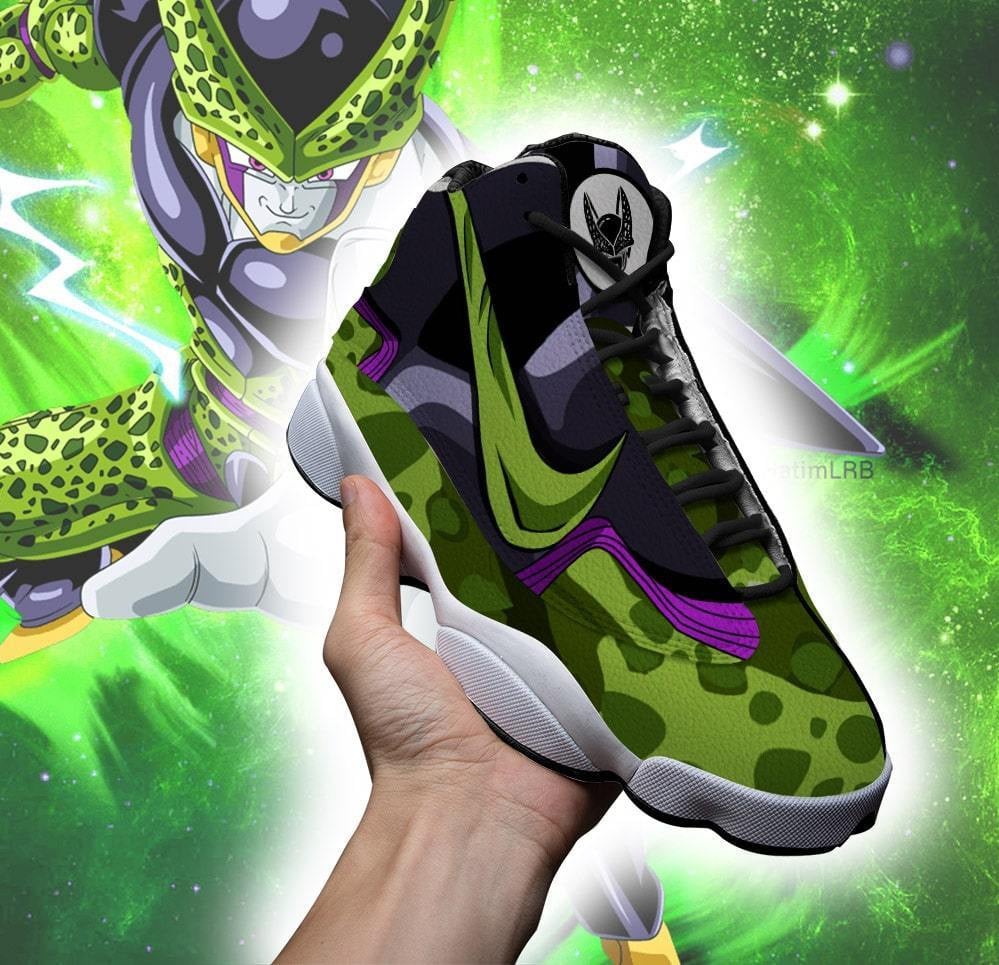 Dragon Ball Cell JD13 Sneakers Custom Anime DBZ Shoes