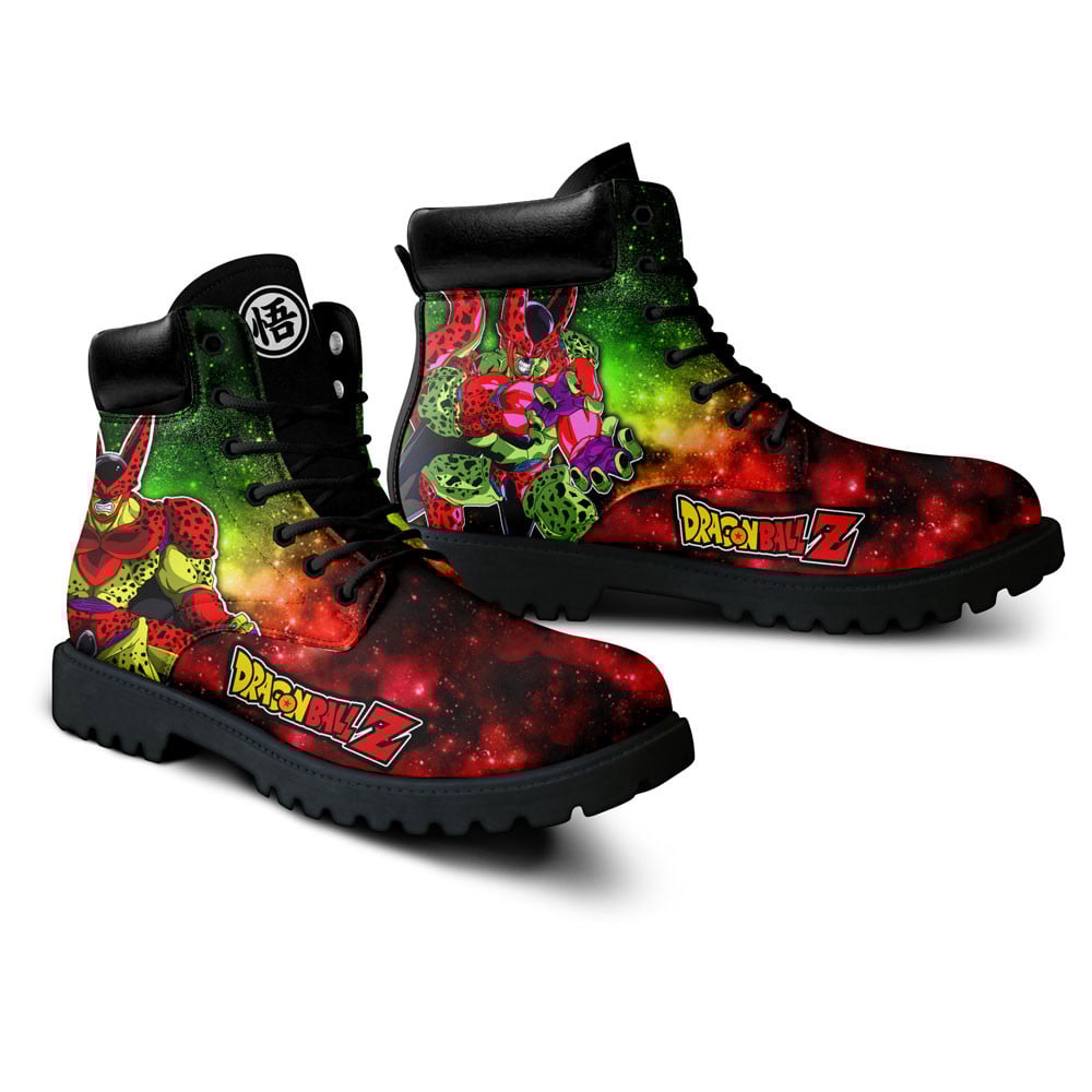 Dragon Ball Cell Max Boots Anime Custom Shoes Galaxy Style