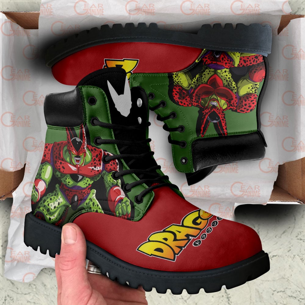 Dragon Ball Cell Max Boots Anime Custom Shoes
