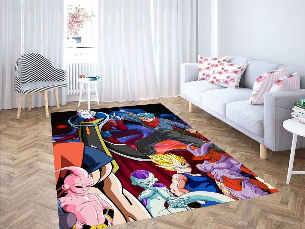 Dragon Ball Character Living Room Modern Carpet Rectangle Rug