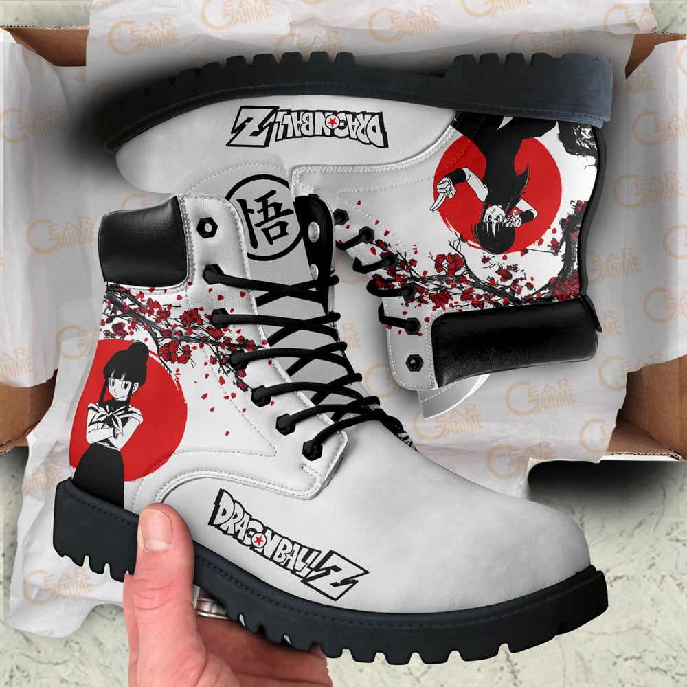 Dragon Ball Chi Chi Boots Anime Custom Shoes Japan Style