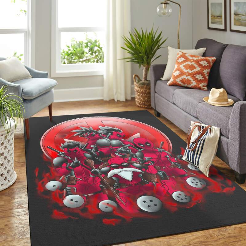 Dragon Ball Deadpool Carpet Area Rectangle Rug