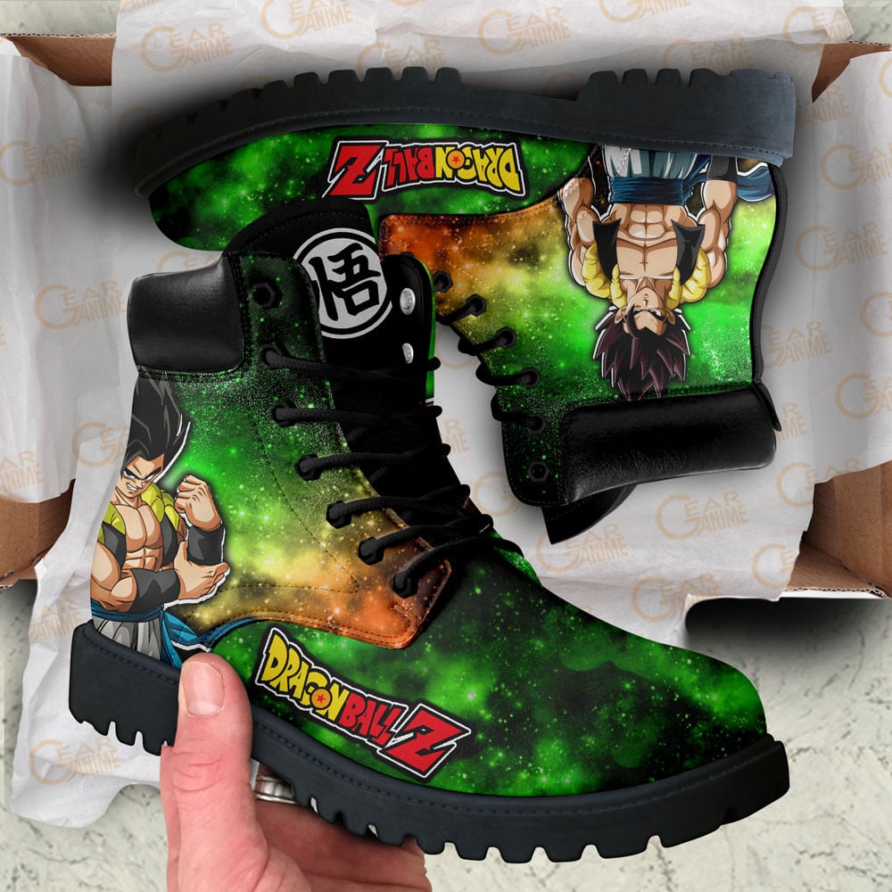 Dragon Ball Gogeta Boots Anime Custom Shoes Galaxy Style