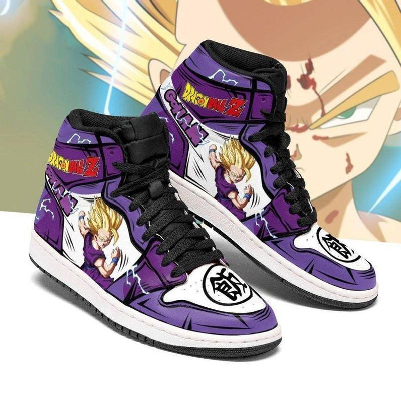 Dragon Ball Gohan 2 High Top Air Jordan Sneaker, Air Jordan Hightop
