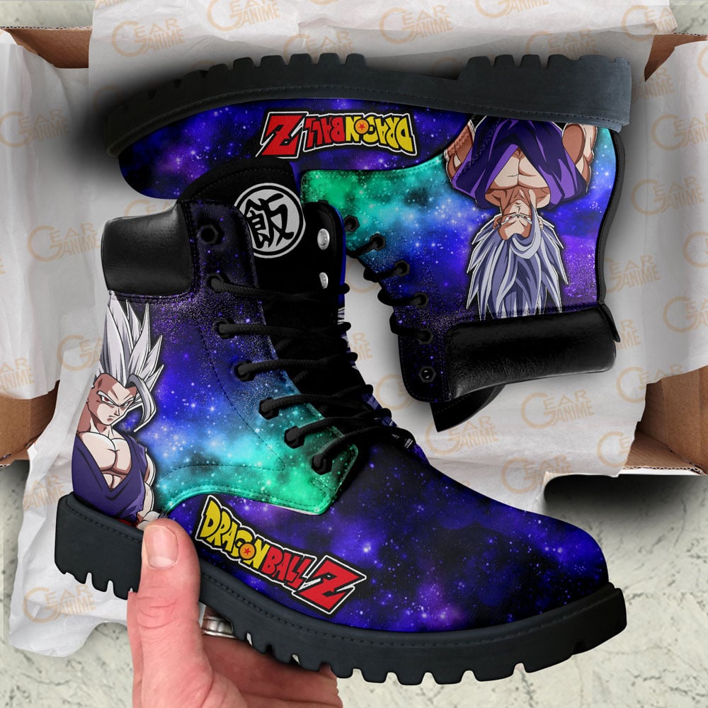 Dragon Ball Gohan Beast Boots Anime Custom Shoes Galaxy Style