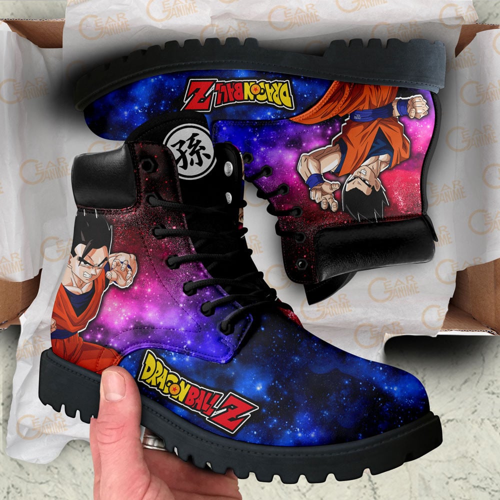 Dragon Ball Gohan Boots Anime Custom Shoes Galaxy Style