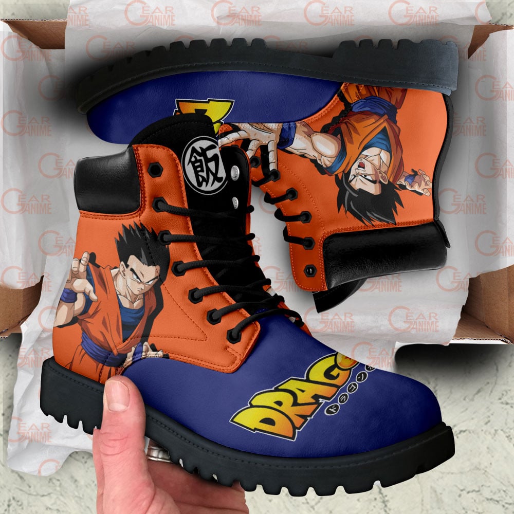 Dragon Ball Gohan Boots Anime Custom Shoes