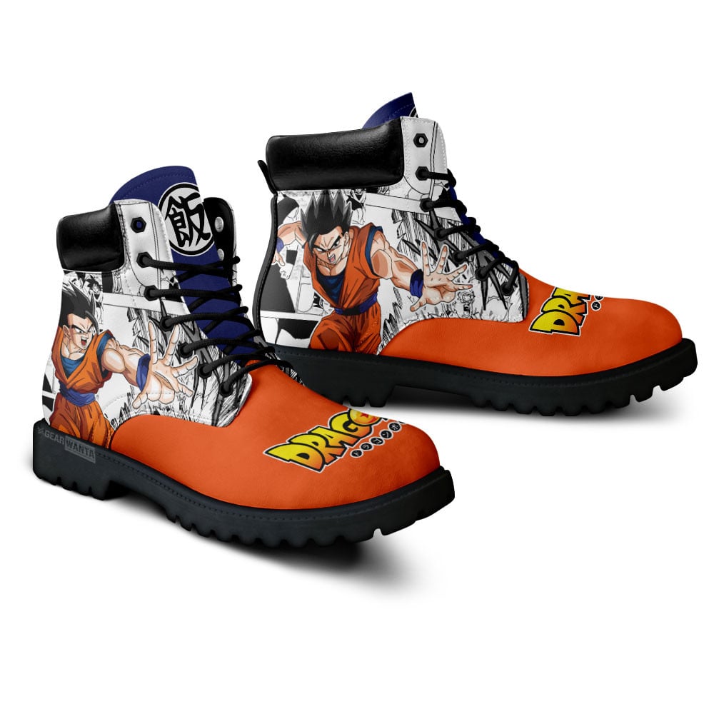 Dragon Ball Gohan Boots Custom Manga Anime Shoes