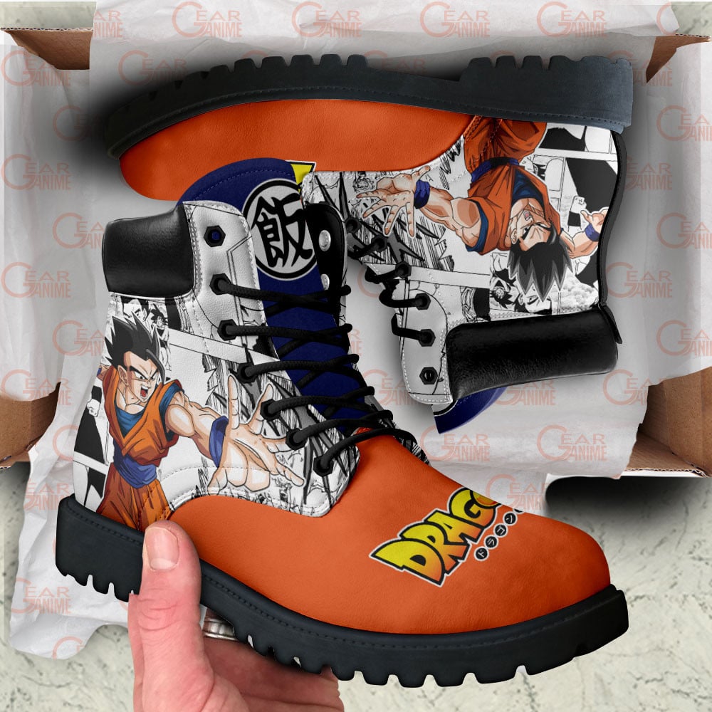 Dragon Ball Gohan Boots Custom Manga Anime Shoes