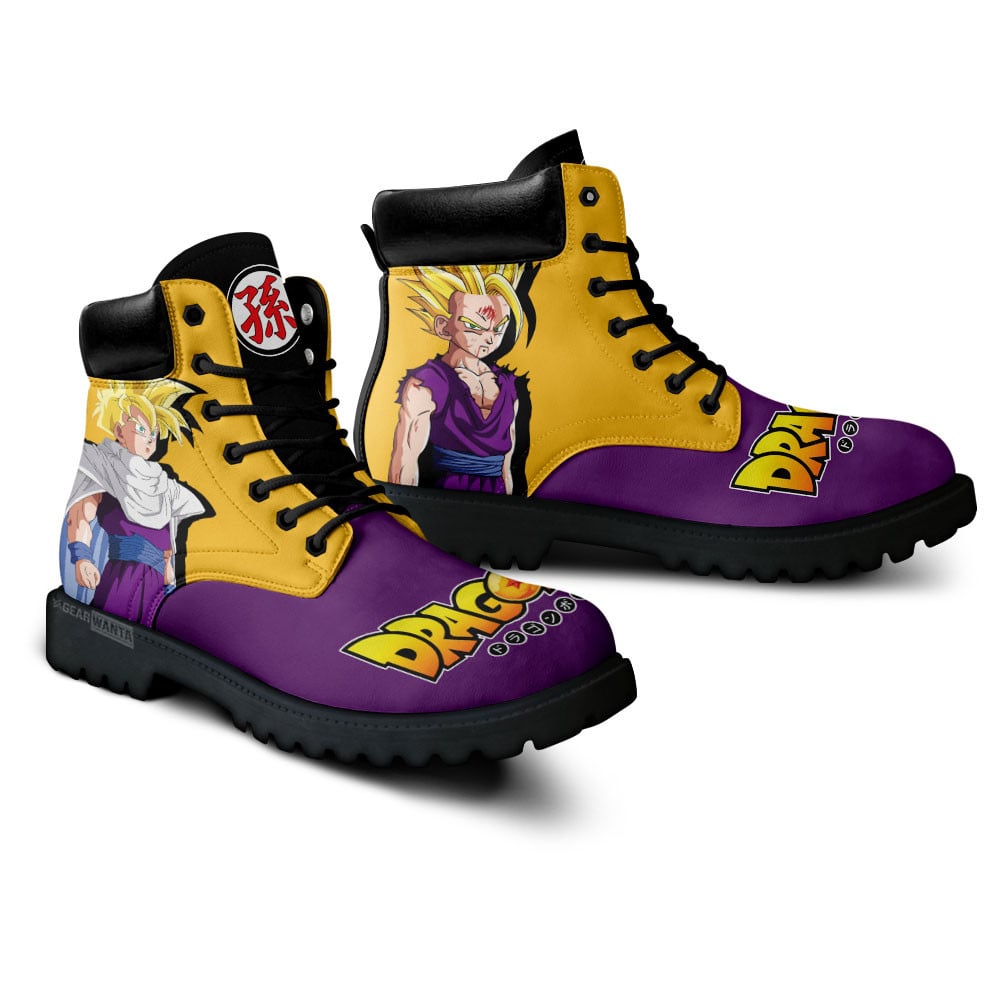 Dragon Ball Gohan Super Saiyan Boots Anime Custom Shoes