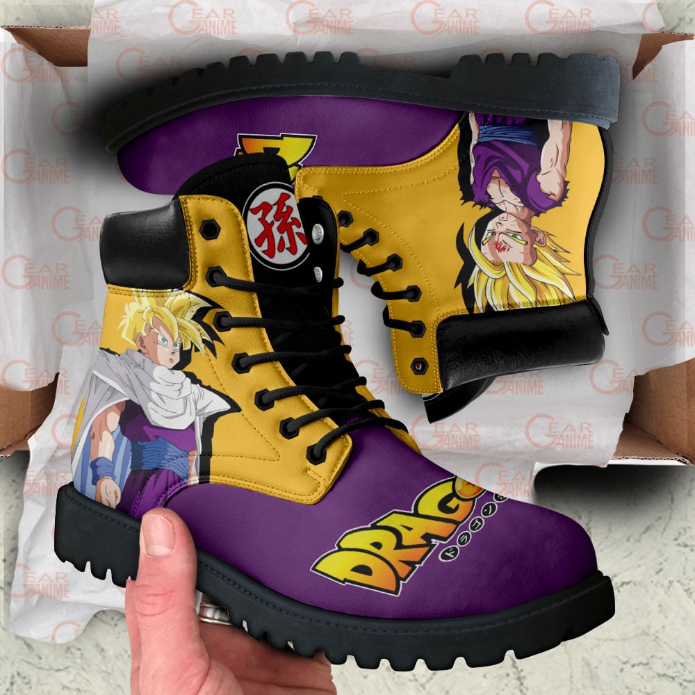 Dragon Ball Gohan Super Saiyan Boots Anime Custom Shoes