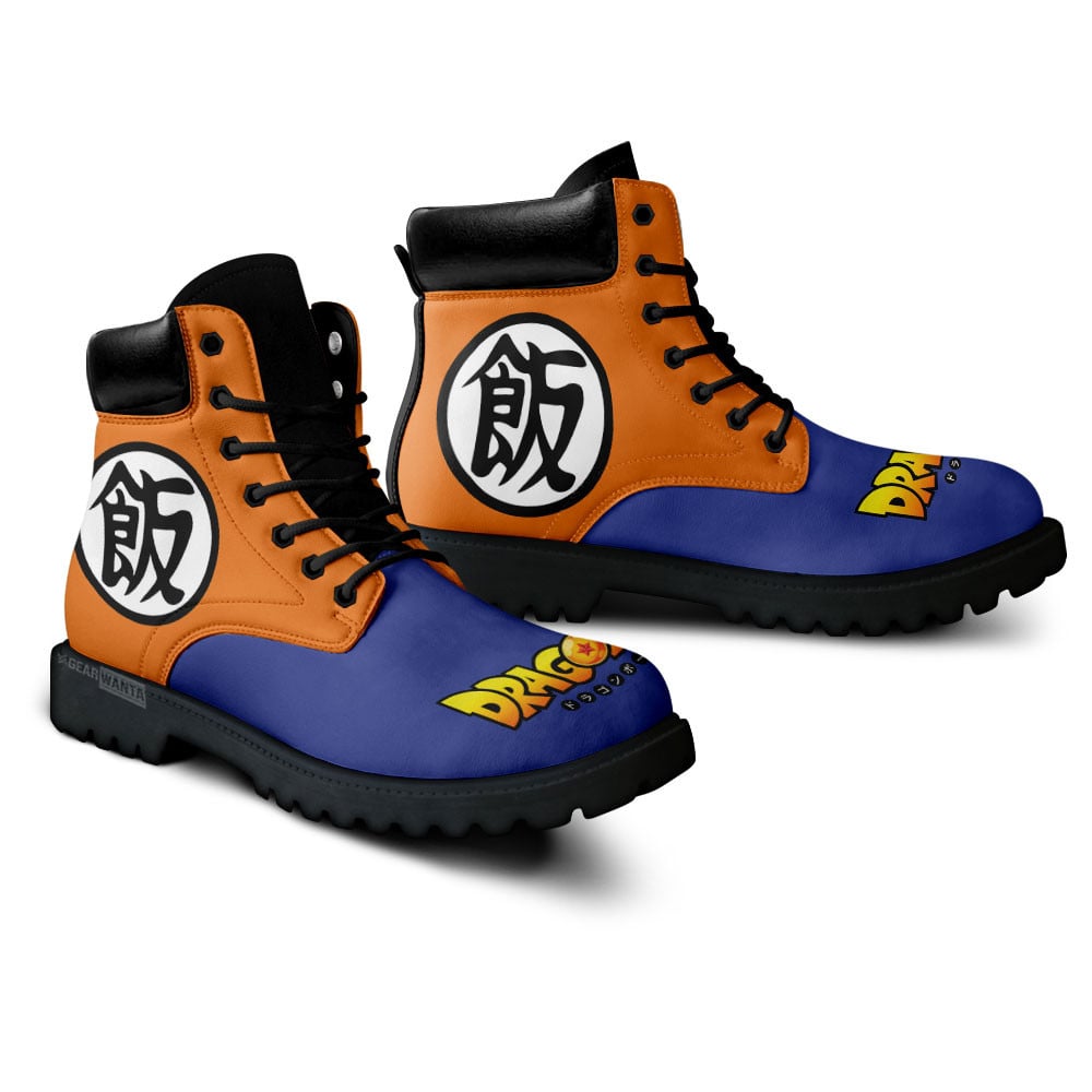 Dragon Ball Gohan Symbol Boots Anime Custom Shoes
